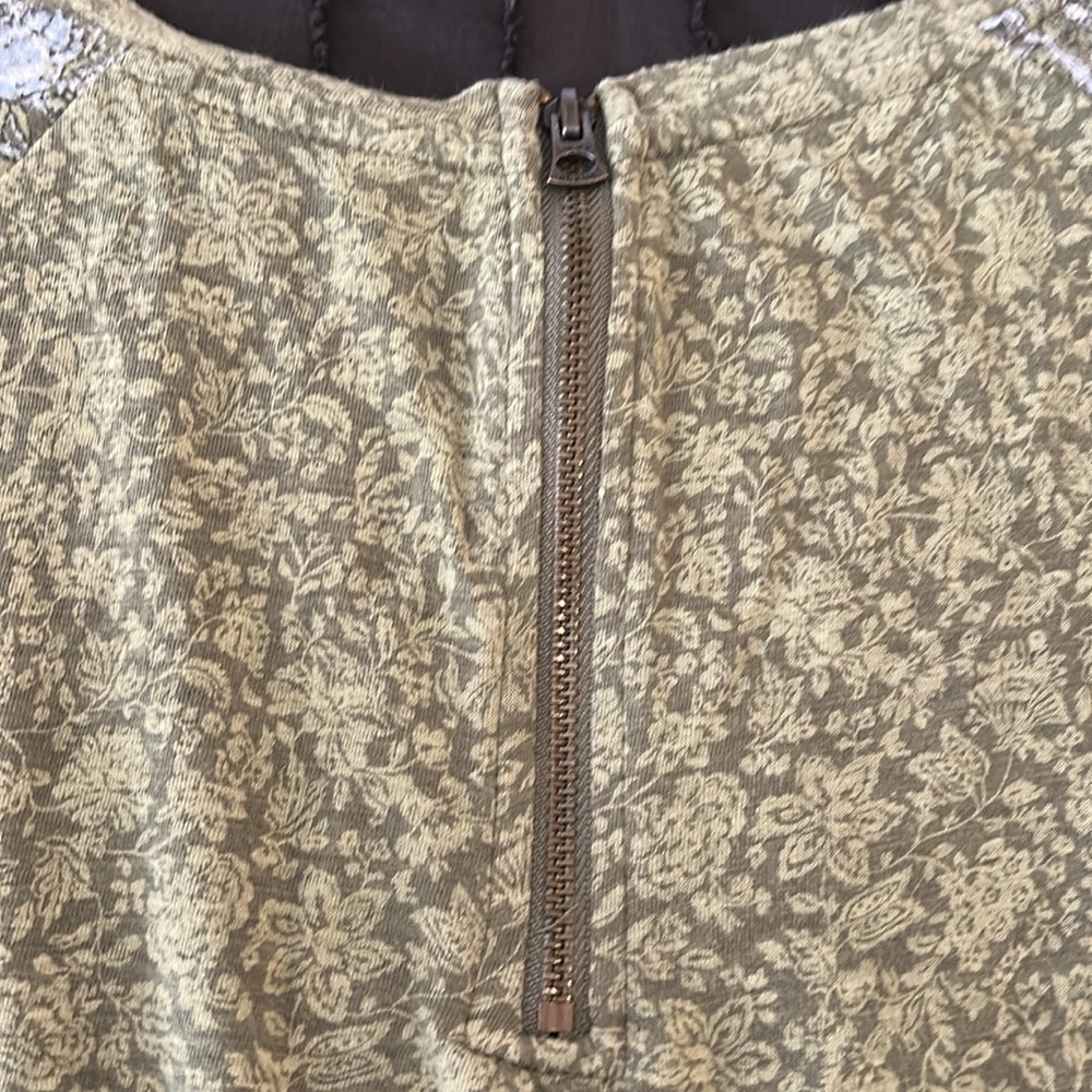 Lucky Brand Green Floral Women's Top - Picture 6 of 8